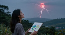 Red Moons And Lightning Illuminate Sarah Lee’s Uncanny Landscapes