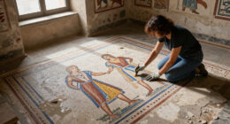 The Breathtaking Sight Of Ancient Rome's Largest Surviving Wall Mosaic