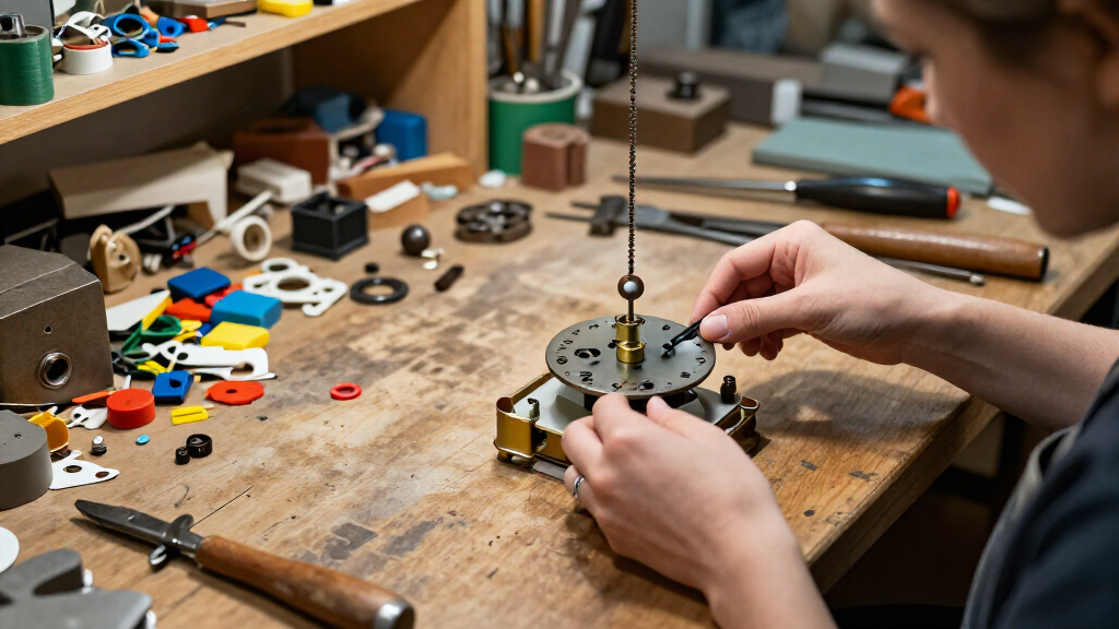 Glashütte Trash Clock – A 30-Minute Pendulum Clock Made From Trash