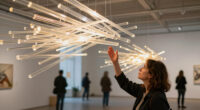 In ‘Aeolus,’ DRIFT Suspends Illuminated Glass Rods In A Sculpture Of The Wind
