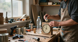 Niklas Roy Constructs A Functional Pendulum Clock Made Entirely Of Trash