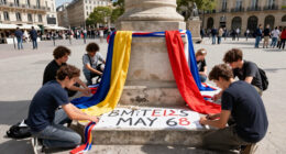 The French Student Protesters Subverting Monuments Like It's May 68