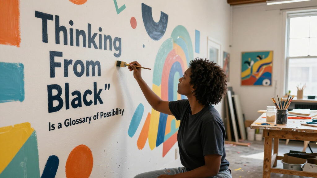 “Thinking From Black” Is A Glossary Of Possibility