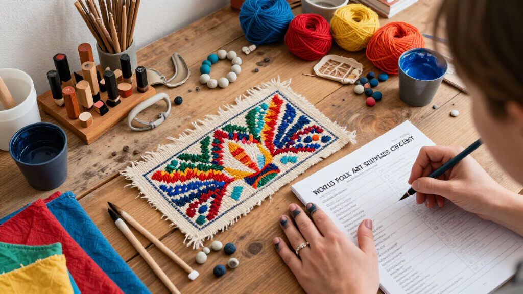 World Folk Art Supplies Checklist 2026