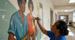 WPA Murals At Harlem Hospital Restored To Their Original Glory